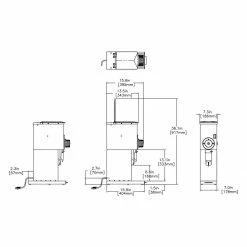 BUNN G2 2 Lb. Bulk Coffee Grinder - 2 Pound Capacity Grinders