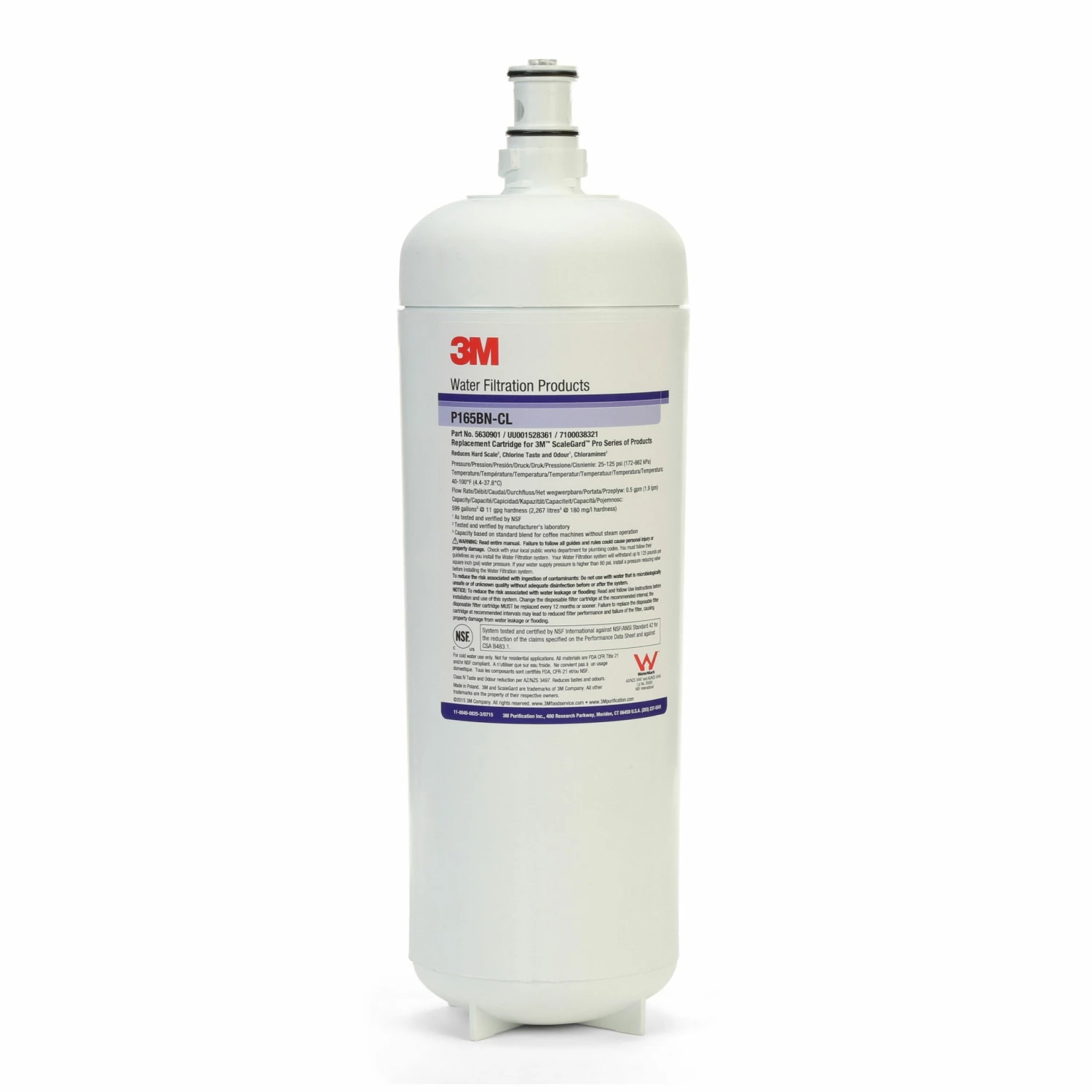 3M™ ScaleGard™ Pro Series Replacement Cartridge, Model P165BN-CL Water Filtration 1 3M™ ScaleGard™ Pro Series Replacement Cartridge, Model P165BN-CL Water Filtration