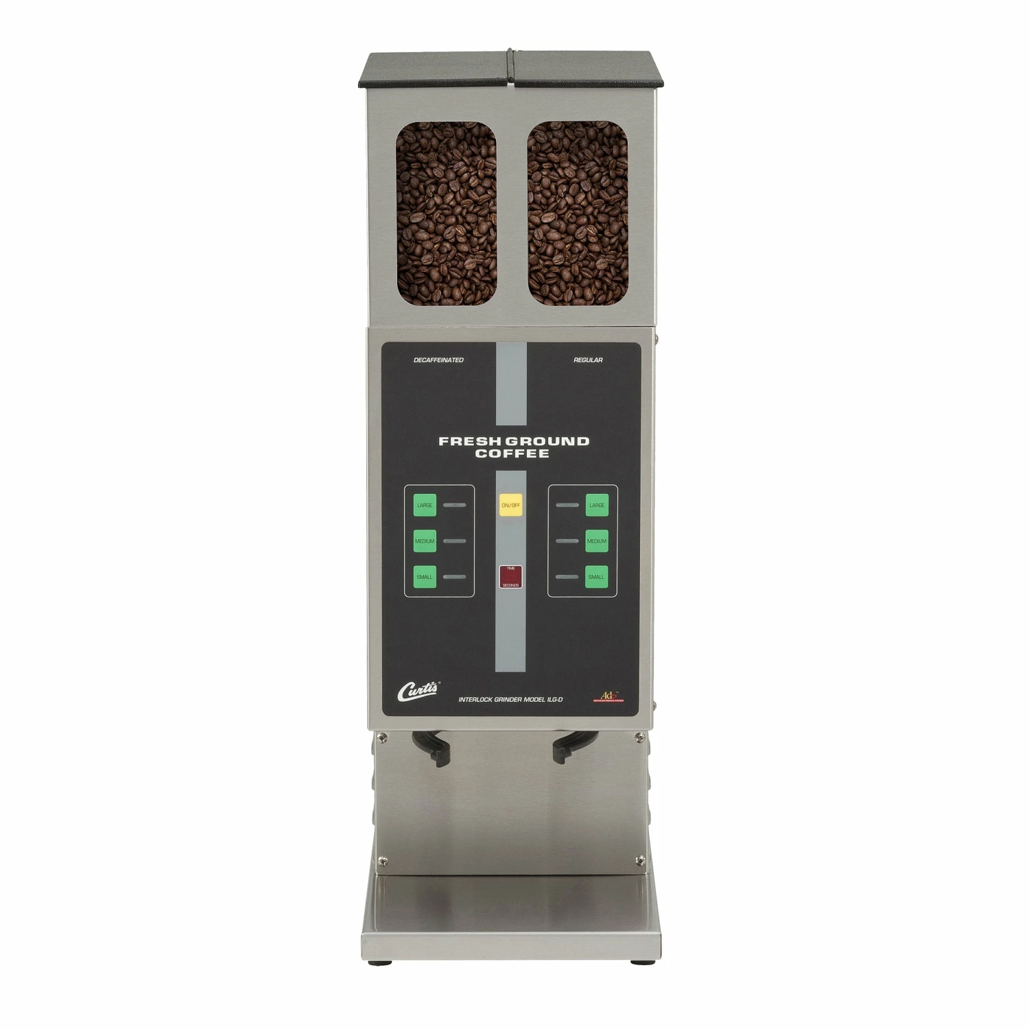 Wilbur Curtis Twin Coffee Grinder W/ Digital Interlock Grinders 1 Wilbur Curtis Twin Coffee Grinder W/ Digital Interlock Grinders