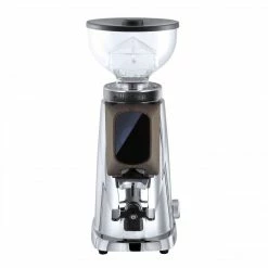 Fiorenzato AllGround All Purpose Home Coffee Grinder - Chrome W/ Dark Oak Equipment