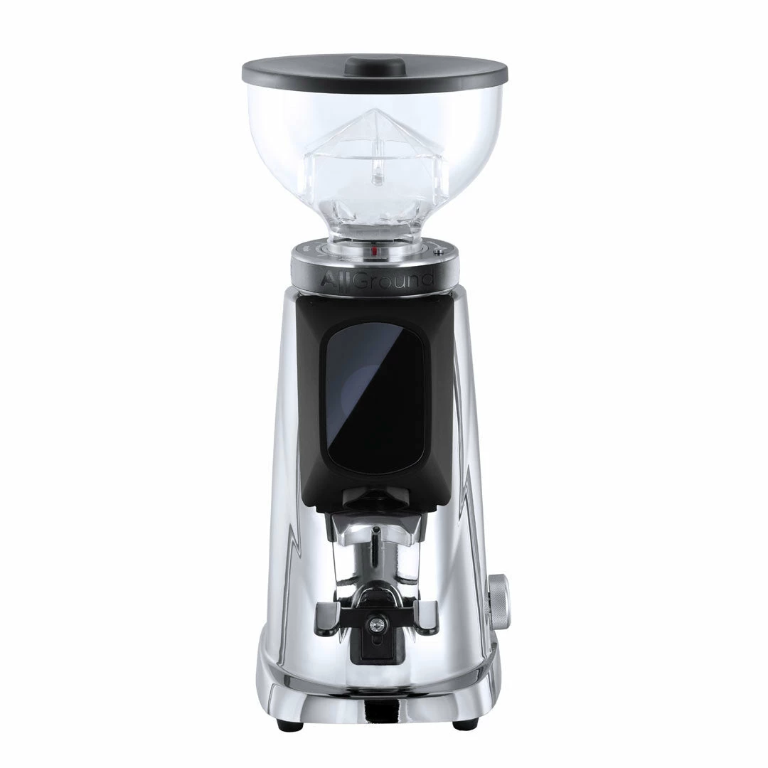 Fiorenzato Equipment AllGround All Purpose Home Coffee Grinder - Chrome W/ Black 1 Fiorenzato Equipment AllGround All Purpose Home Coffee Grinder - Chrome W/ Black