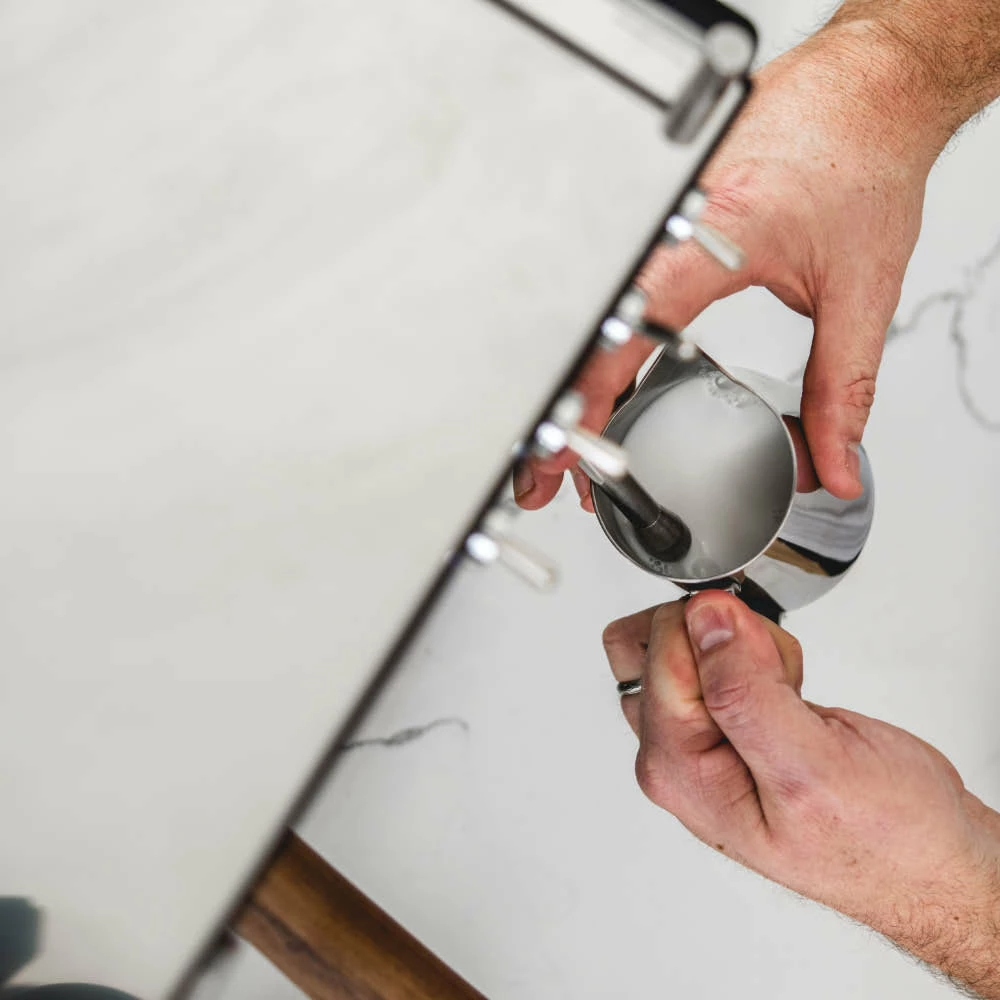 Ascaso Steel DUO Programmable Espresso Machine W/PID Controller, Dual Thermoblock, 120V (White) Equipment 9 Ascaso Steel DUO Programmable Espresso Machine W/PID Controller, Dual Thermoblock, 120V (White) Equipment