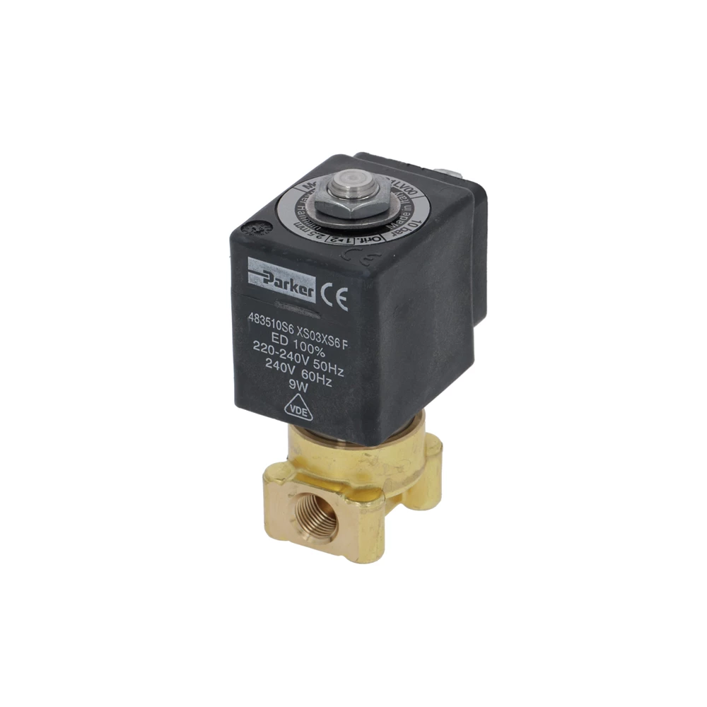 Espresso Parts 220V 50/60Hz 9W 1/8" X 1/8" Two-way Lucifer Solenoid 2 Espresso Parts 220V 50/60Hz 9W 1/8" X 1/8" Two-way Lucifer Solenoid