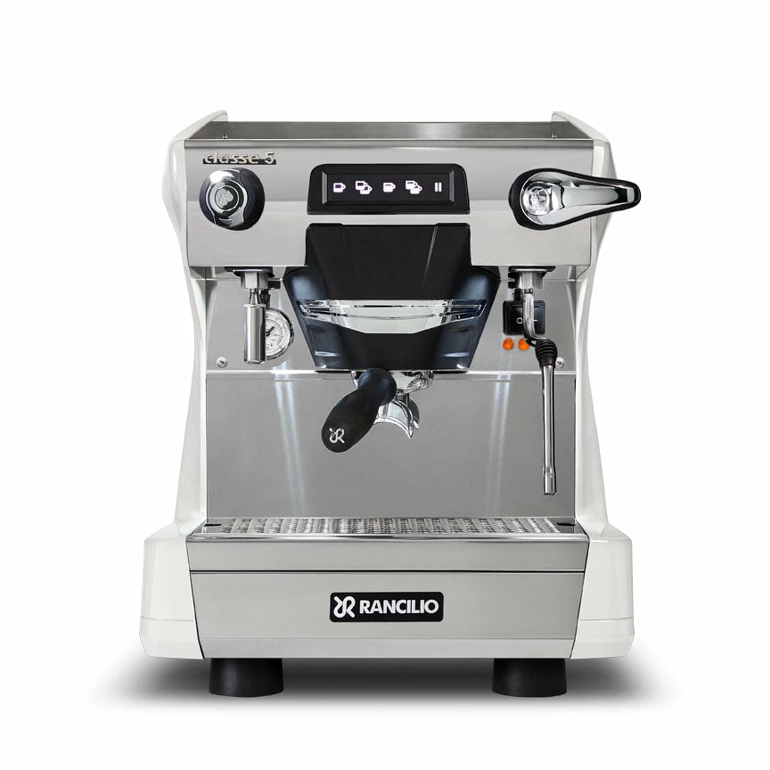 Rancilio Classe 5 USB 1 Group Volumetric Espresso Machine - Ice White 1 Rancilio Classe 5 USB 1 Group Volumetric Espresso Machine - Ice White