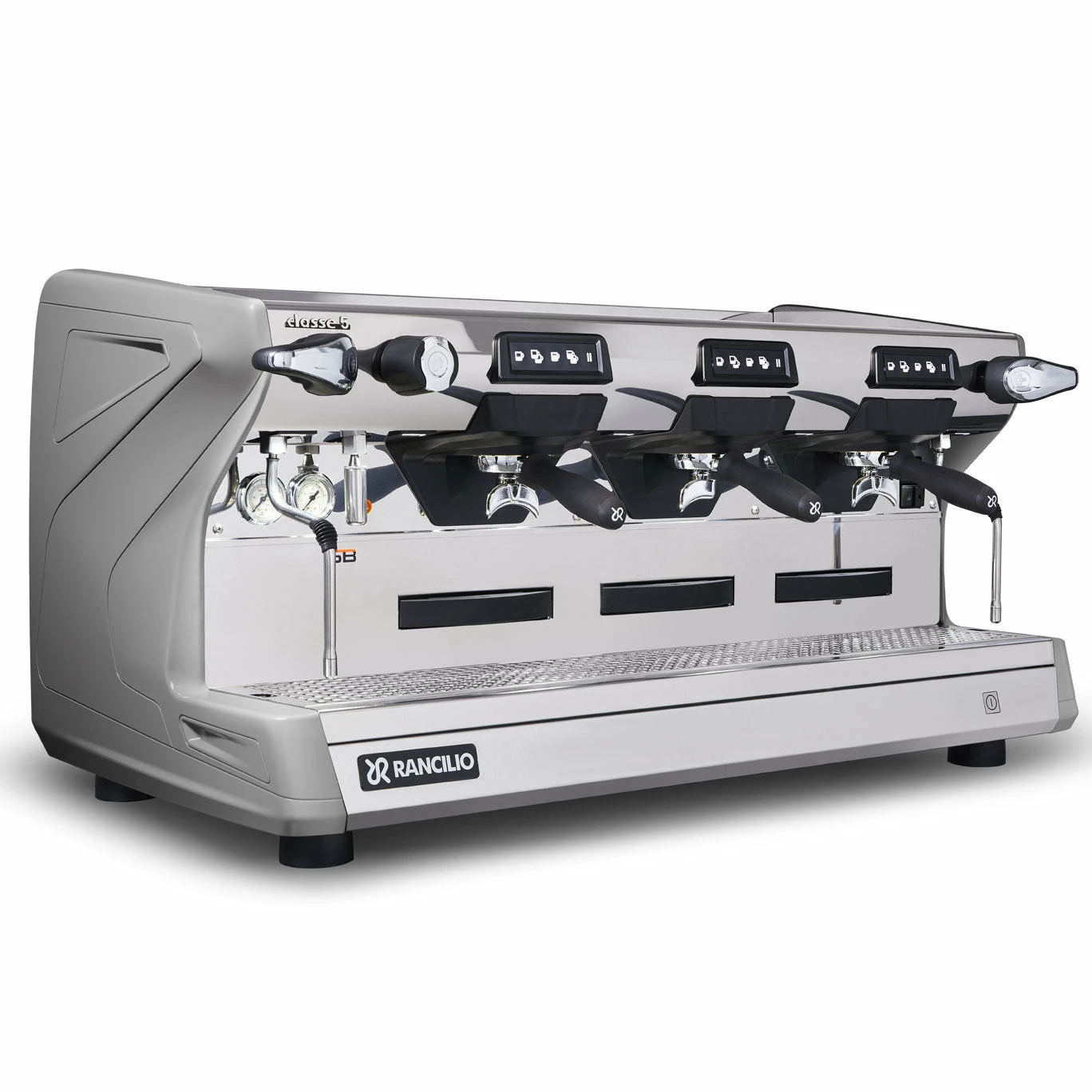 Equipment Rancilio Classe 5 USB Tall 3 Group Volumetric Espresso Machine - Grey 2 Equipment Rancilio Classe 5 USB Tall 3 Group Volumetric Espresso Machine - Grey