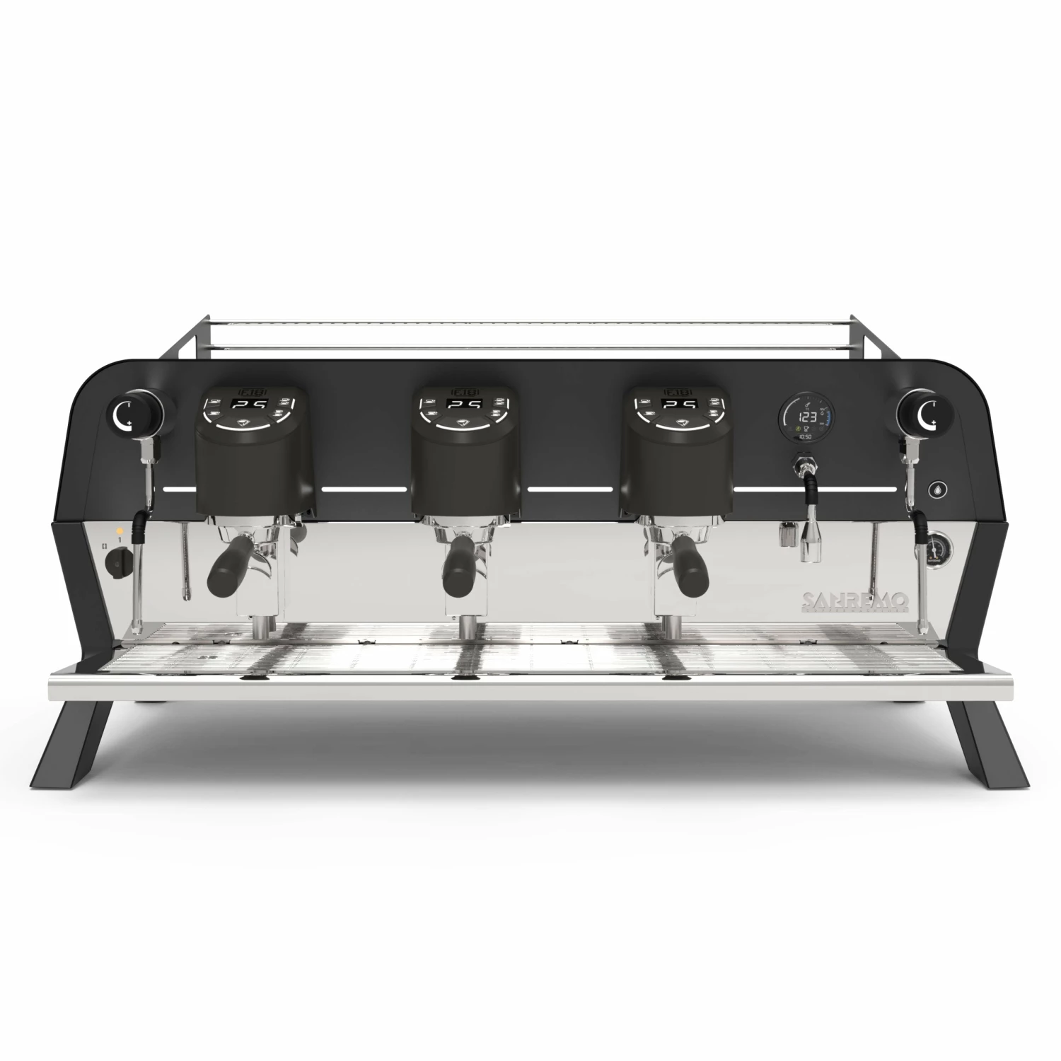 Sanremo F18SB 3 Group Volumetric Espresso Machine - White Equipment 3 Sanremo F18SB 3 Group Volumetric Espresso Machine - White Equipment