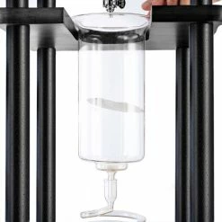 Cold Brewers Yama 25 Cup Cold Drip Maker Straight Black Wood Frame (100oz)