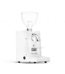 Ascaso I-STEEL Flat Burr Home Coffee Grinder, 54MM - White