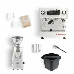 La Marzocco Linea Mini Home Espresso Kit - White Single Group