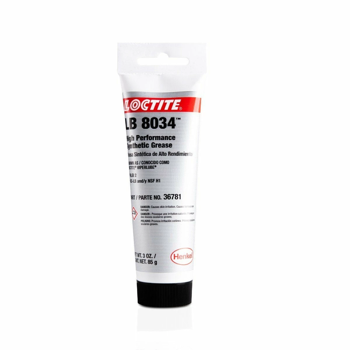 Loctite® LB 8034 White Grease - Food Grade 3oz Tube 1 Loctite® LB 8034 White Grease - Food Grade 3oz Tube