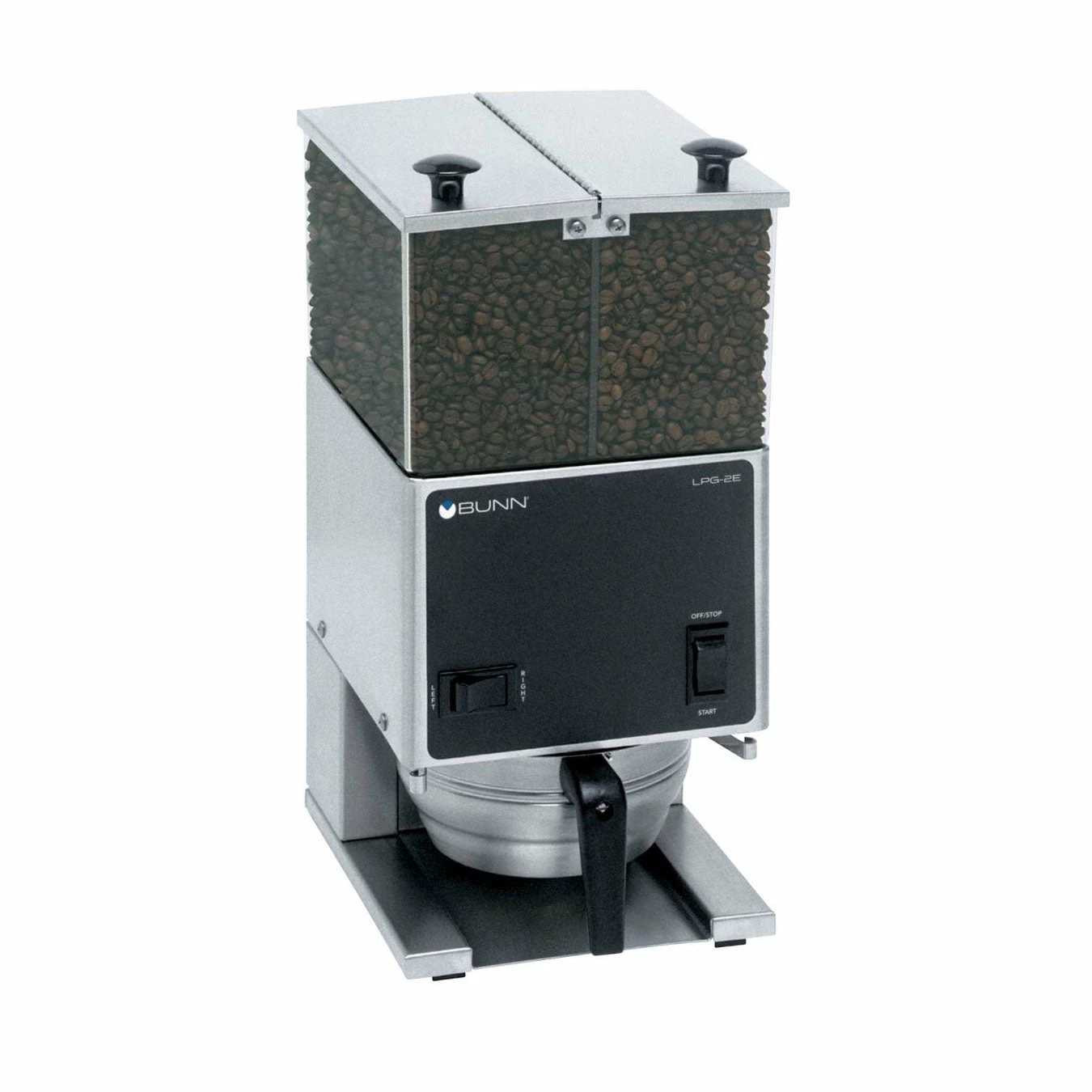 BUNN LPG2E Batch Commercial Coffee Grinder - Double Hopper Grinders 1 BUNN LPG2E Batch Commercial Coffee Grinder - Double Hopper Grinders