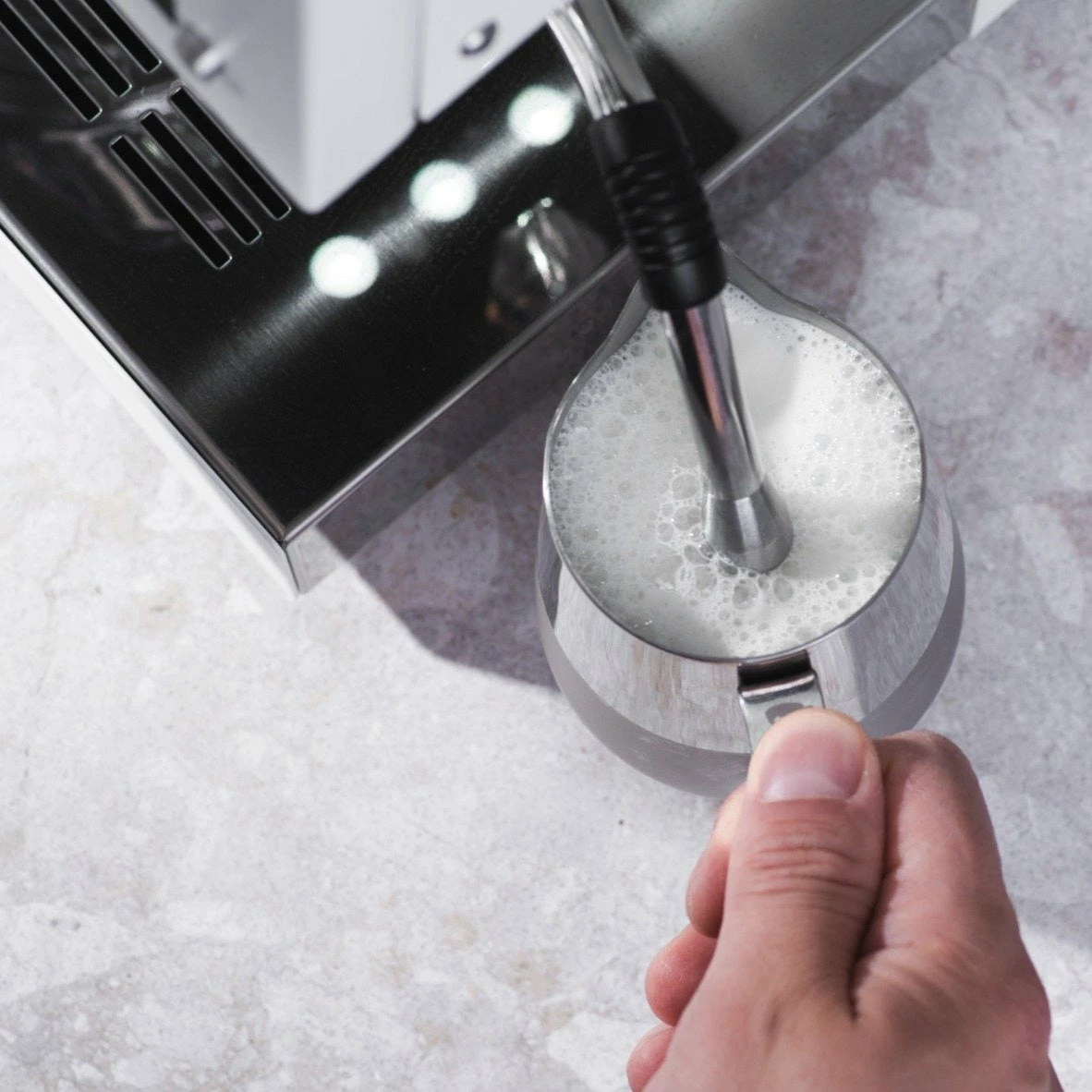 Ascaso Steel UNO Programmable Espresso Machine W/PID Controller, Single Thermoblock, 120V (Inox) Equipment 3 Ascaso Steel UNO Programmable Espresso Machine W/PID Controller, Single Thermoblock, 120V (Inox) Equipment