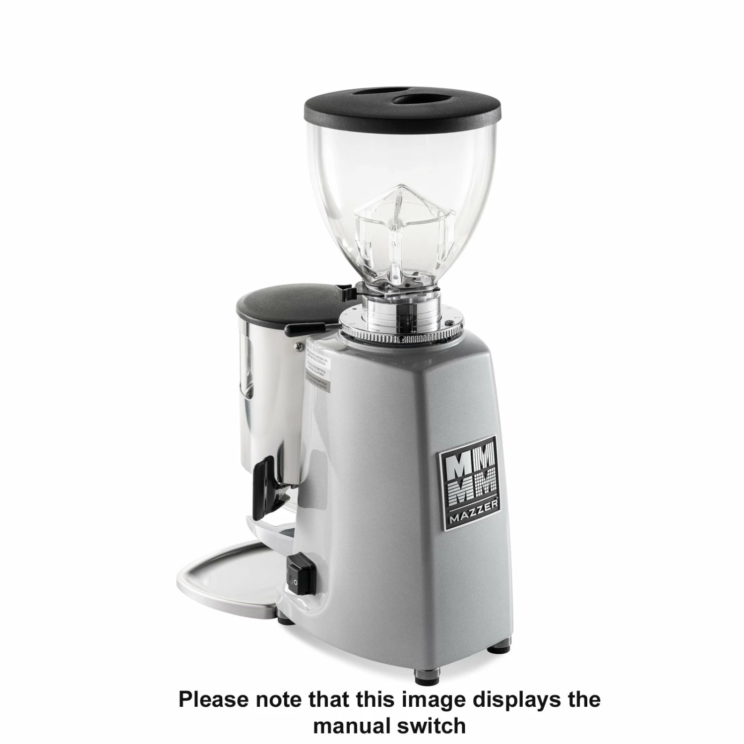 Mazzer Mini W/ Timer Switch Commercial Espresso Grinder - Silver 2 Mazzer Mini W/ Timer Switch Commercial Espresso Grinder - Silver
