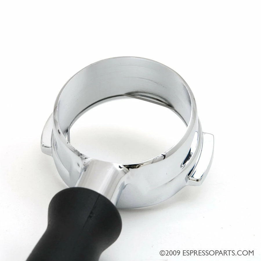 La Marzocco OEM Bottomless Portafilter - Factory Cut, Logo Embossed, Rubber Handled 3 La Marzocco OEM Bottomless Portafilter - Factory Cut, Logo Embossed, Rubber Handled