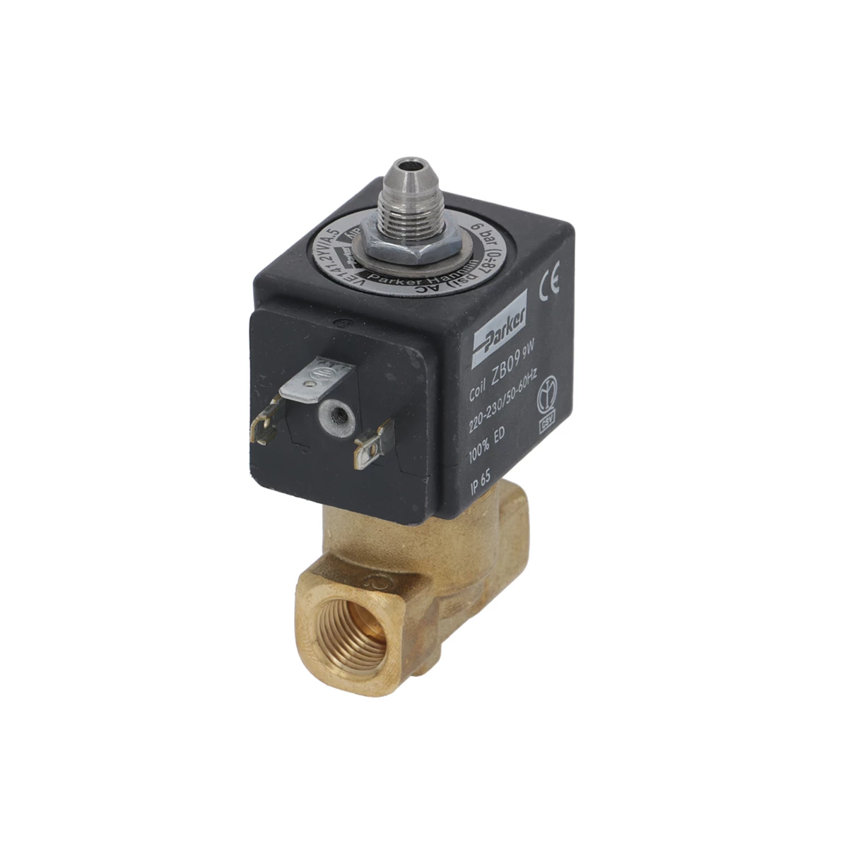 Espresso Parts Parker 220V 50/60Hz 9W 1/4" X 1/4" Three-way Solenoid Solenoids 1 Espresso Parts Parker 220V 50/60Hz 9W 1/4" X 1/4" Three-way Solenoid Solenoids