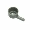 Espresso Parts 1-1/2" Gray Waste Water Drain Cup With 16mm Barb Elbow Parts