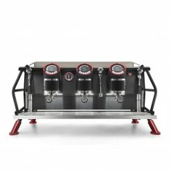 Equipment Sanremo Café Racer Naked 3 Group Volumetric Espresso Machine - Black/Red