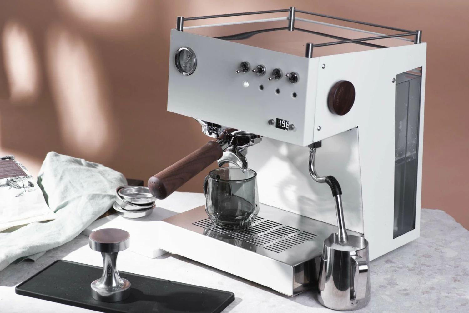 Ascaso Steel DUO Programmable Espresso Machine W/PID Controller, Dual Thermoblock, 120V (White) Equipment 11 Ascaso Steel DUO Programmable Espresso Machine W/PID Controller, Dual Thermoblock, 120V (White) Equipment