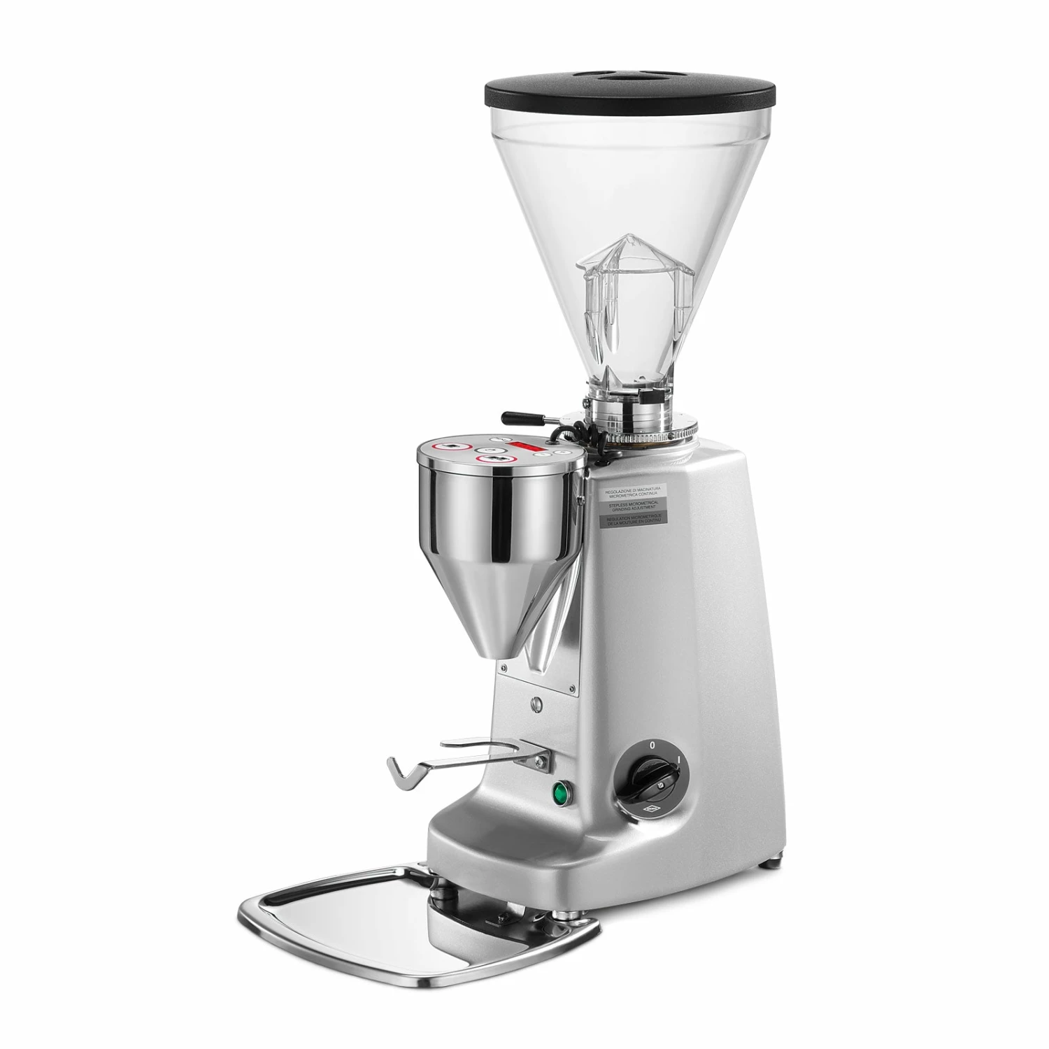 Grinders Mazzer Super Jolly Electronic Commercial Espresso Grinder - Silver 1 Grinders Mazzer Super Jolly Electronic Commercial Espresso Grinder - Silver