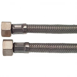 Espresso Parts 3/8" F X 3/8" F BSP 80cm (31.5") Stainless Steel Flex Line Hose - FC