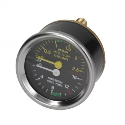 Espresso Parts Double Scale Pressure Gauge