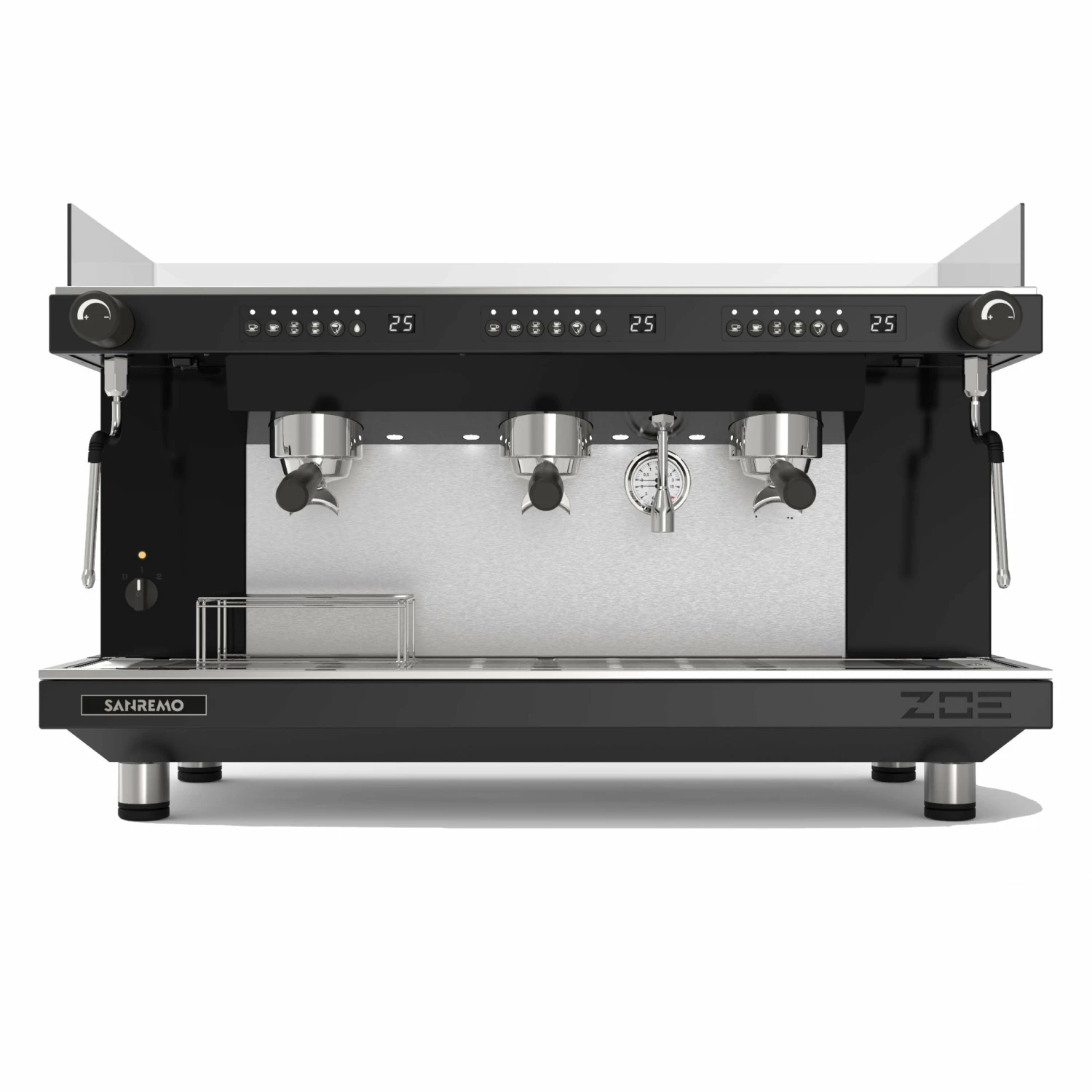 Equipment Sanremo Zoe Competition Tall 3 Group Volumetric Espresso Machine - Black 1 Equipment Sanremo Zoe Competition Tall 3 Group Volumetric Espresso Machine - Black