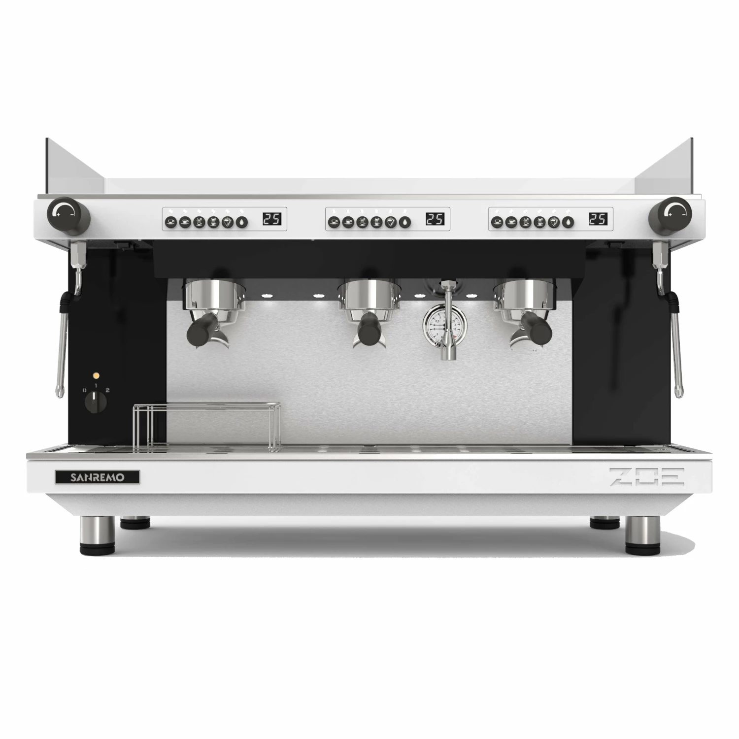 Sanremo Zoe Competition Tall 3 Group Volumetric Espresso Machine - White Equipment 1 Sanremo Zoe Competition Tall 3 Group Volumetric Espresso Machine - White Equipment